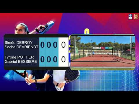 CHAMPIONNATS DE FRANCE JEUNES 2026 – FINALE U14 GARÇON : POTTIER / BESSIÈRE VS DEVRIENDT / DEBROY