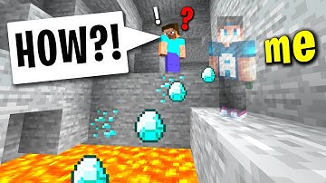 Trolling minecraft noob with invisibility plugin..