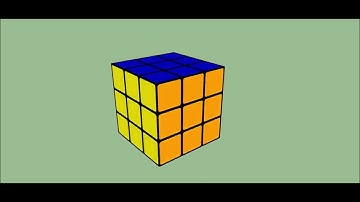 Sketchup - Solve A Rubik