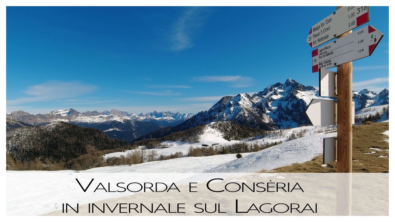 Anello della Valsorda. Escursione invernale sul Lagorai