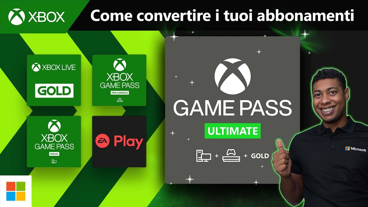 Convertire Xbox Live Gold in Xbox Game Pass Ultimate Guida ufficiale e promozioni YouTube