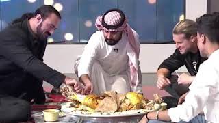 WWE Drew McIntyre and dolph having meal in saudi Arabia at crown jewel screenshot 4
