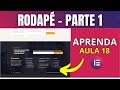 CURSO DE ELEMENTO PRO - CRIANDO O RODAPÉ DO SITE COM CONTAINER