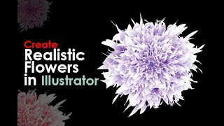 How to make Vector Realistic Flower with Star tool in Adobe Illustrator