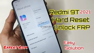 Redmi 9T Hard Reset Remove Password/Pettern/Pin Bypass Frp Google Account | February 2021