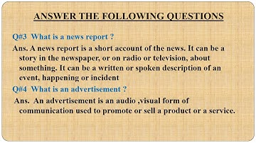 Class 5, video 3, Social Studies, Information communication