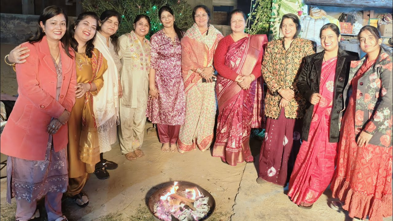 “Lohri Night With Friends 🔥 | Full Enjoyment”✨