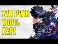 77K PWR 100% F2P Account Showcase! Solo Leveling: Arise