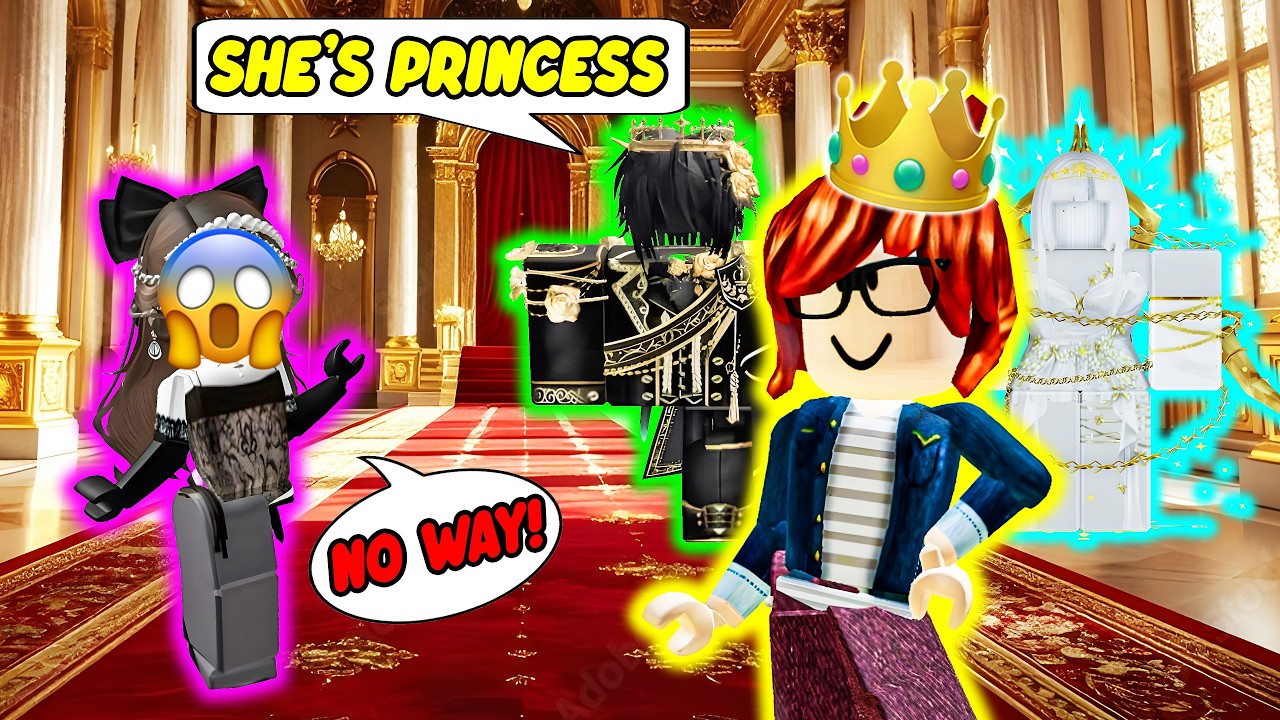 👑 I WAS A BACON BUT I WAS THE REAL PRINCESS 🥓 #roblox #robloxstory