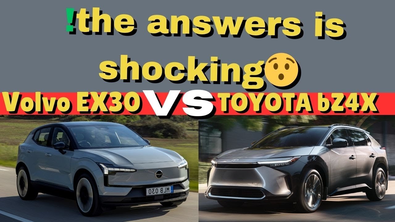 TOYOTA bZ4X, FWD, VS Volvo EX30, Single Motor, Extended Range, - YouTube