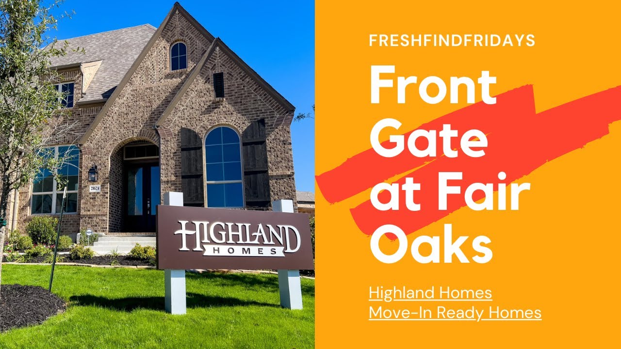 FreshFindFridays brings you Highland Homes in Front Gate Fair Oaks Ranch! YouTube