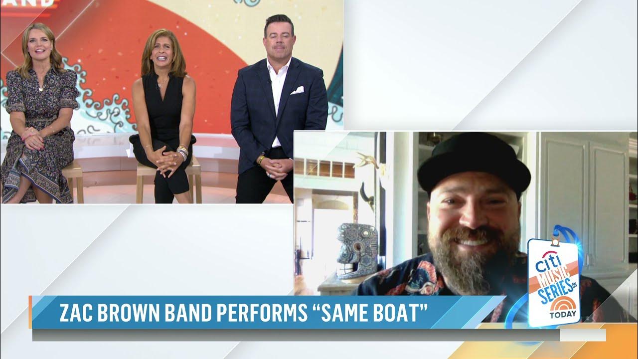 Zac Brown Band Same Boat (NBC TODAY SHOW Performance) YouTube