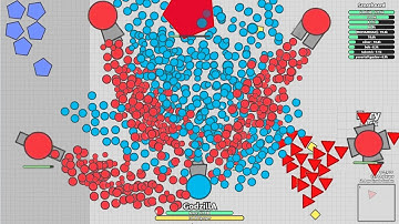 МY CANNON ONLY BLUE ON THE SERVER - DIEP.IO