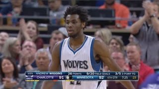 Andrew Wiggins Full Highlights 29 Points 11152016 Hornets Timberwolves