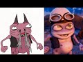 Crazy frog ugly devil drawing meme  