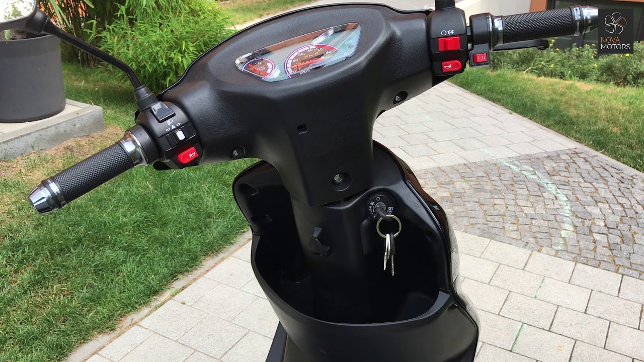 eCity Star Elektroroller - starten - YouTube