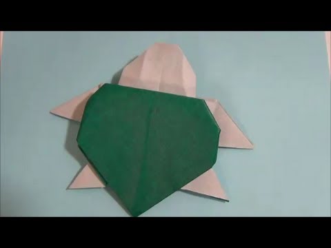 Tortoise Origami うみがめ 折り紙 Youtube