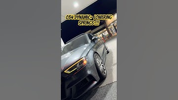 034 Dynamic+ lowering springs for the 2017 Audi S3