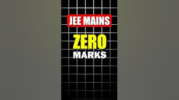 😱RANK at ZERO Marks in JEE MAINS?!🤯 #jee #motivation