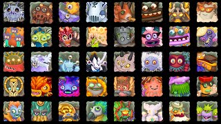 All Memory Game Sounds And Portraits - 2024 My Singing Monsters