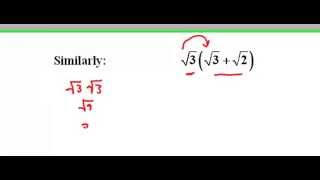 8.4 Multiplying Square Roots Lesson - Monomial by Binomial
