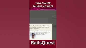 How Claude Taught Me Swift As a Ruby Dev! ⚡ #shorts #rails #iosdevelopment #claude #rubyonrails
