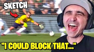 Summit1g Reacts to Sketch in AMP vs BETA Squad Soccer Match Update