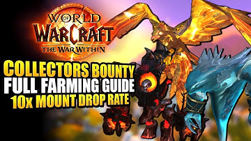 WoW Collectors Bounty - Full Mount Farming Guide - Best Addons, More Speed, Travel Tricks
