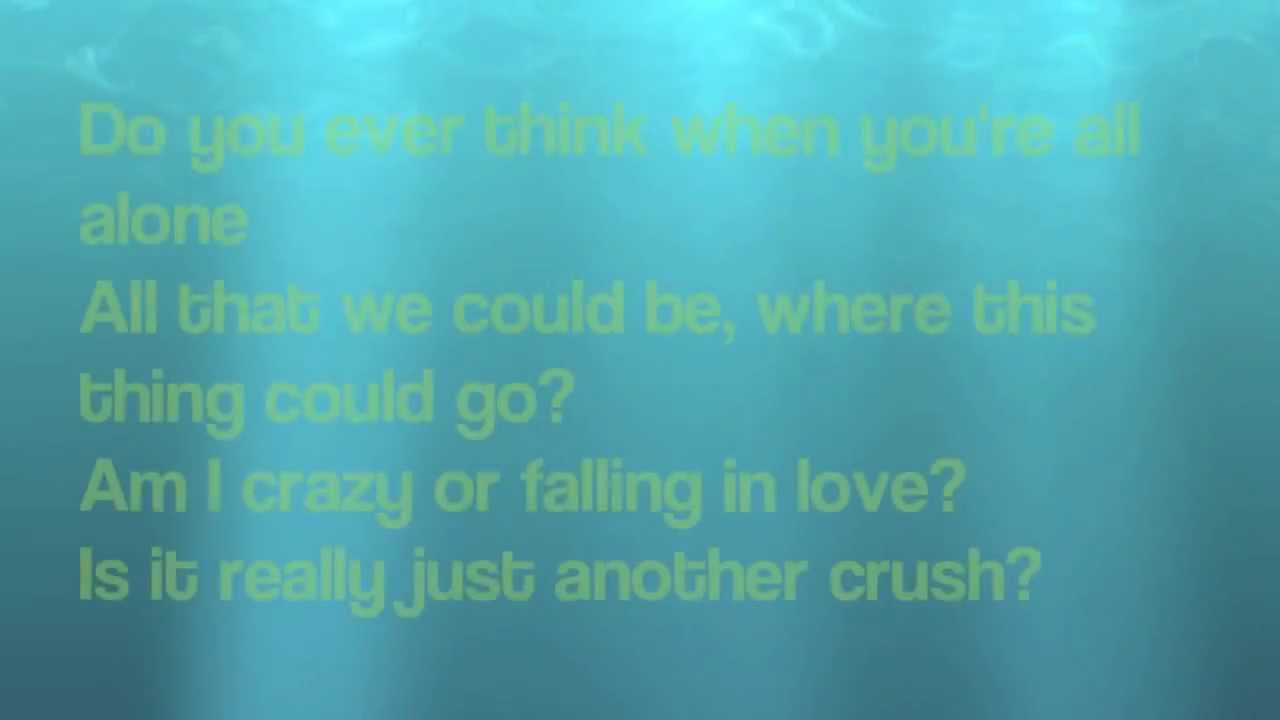 David Archuleta Crush Lyric Video Youtube 