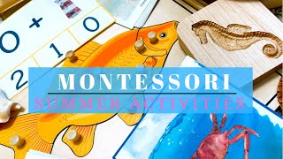 Montessori Summer Activities|Summer Activities for Toddlers and Kids #montessoriwithhart