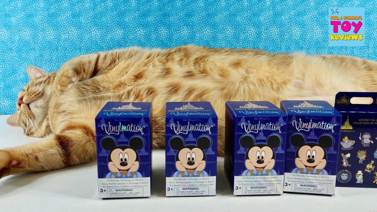 Disney World 50th Anniversary Vinylmation Pins Blind Box Opening