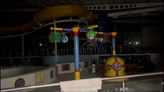 EXPLORING ABANDONED WATER PARK *ALARM*