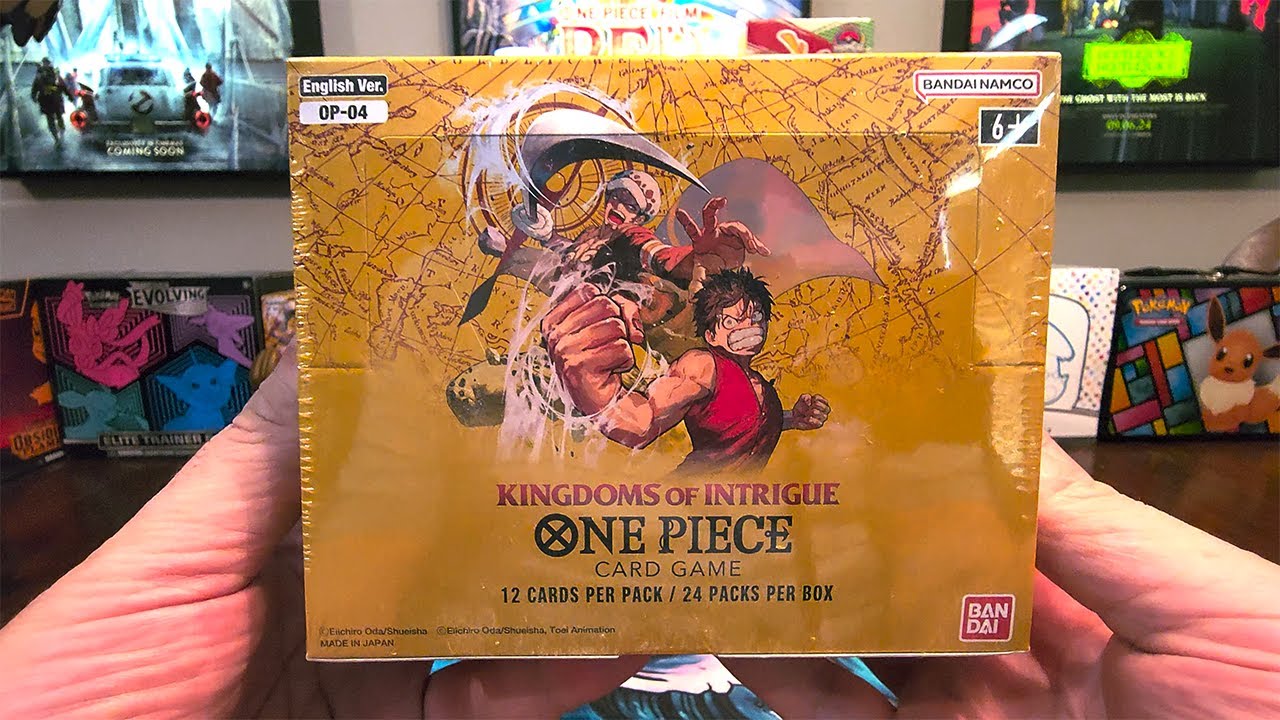 kingdom of intrigue booster box Bandai One Piece Card Game Kingdom of Intrigue Booster Box (OP-04)
