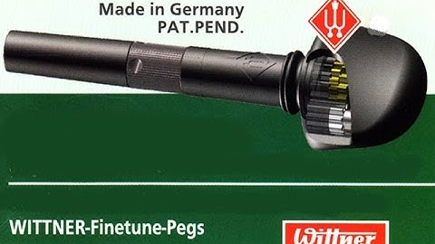 Wittner Pegs THE Best flamenco mechanical clavijas ever made / Ruben Diaz