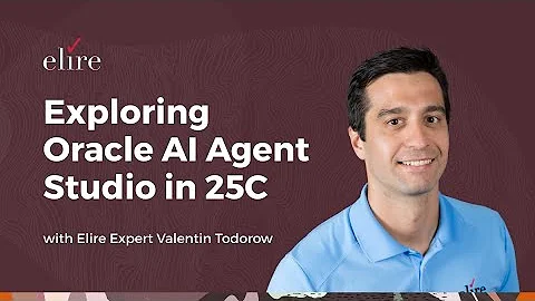 Exploring Oracle AI Agent Studio in 25C
