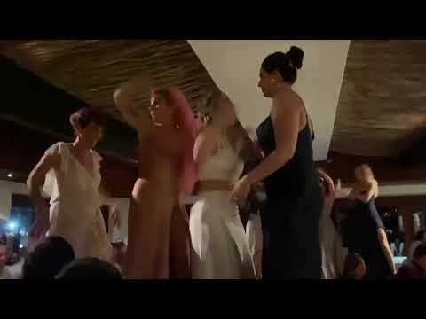 Lady Gaga dancing "Yeah!" By Usher, at Sarah Tanno's wedding. San Lucas Mexico