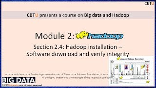 2.4 Demo Hadoop install   sw download verify integrity