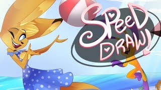 Speed Draw- Beach Party (Zoophobia)-Vivziepop