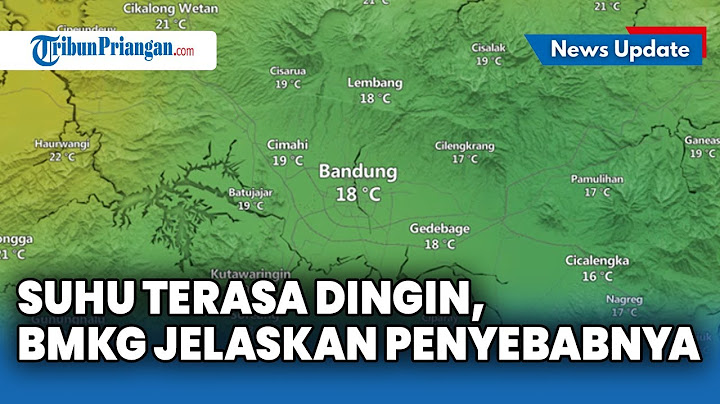 Suhu Terasa Dingin? BMKG Ungkap Penyebabnya