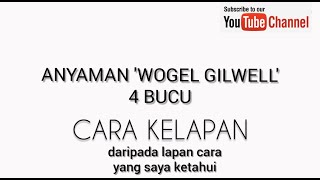 Anyaman 'Wogel Gilwell' 8/8 Cara Anyaman (Woodbadge Gilwell Woggle 8/8 methods) Mudah