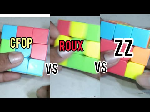 cfop vs roux vs zz method