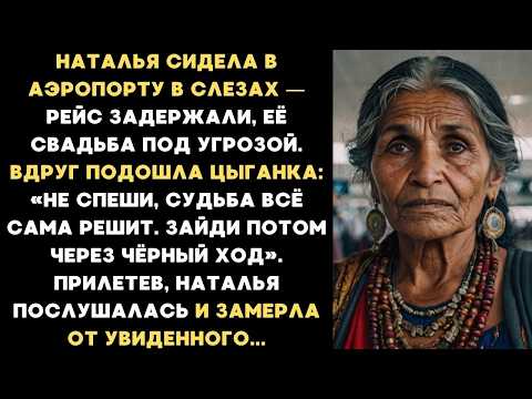 Наталья рыдала аэропорту из-за задержки рейса, её свадьба срывается. Но цыганка заявила Не спеши