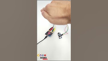 micro:bit with ultrasonic distance sensor