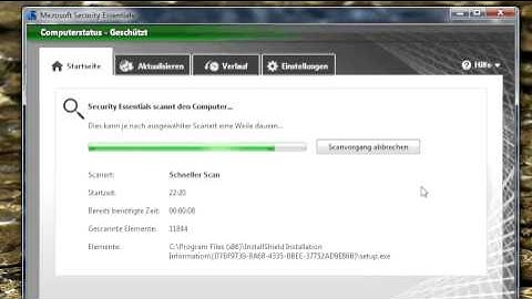 Security Essentials fast Virus Scan with Crucial M4 SSD 128GB