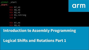 Introduction to Assembly Programming in ARM - Logical Shifts and Rotations Part 1