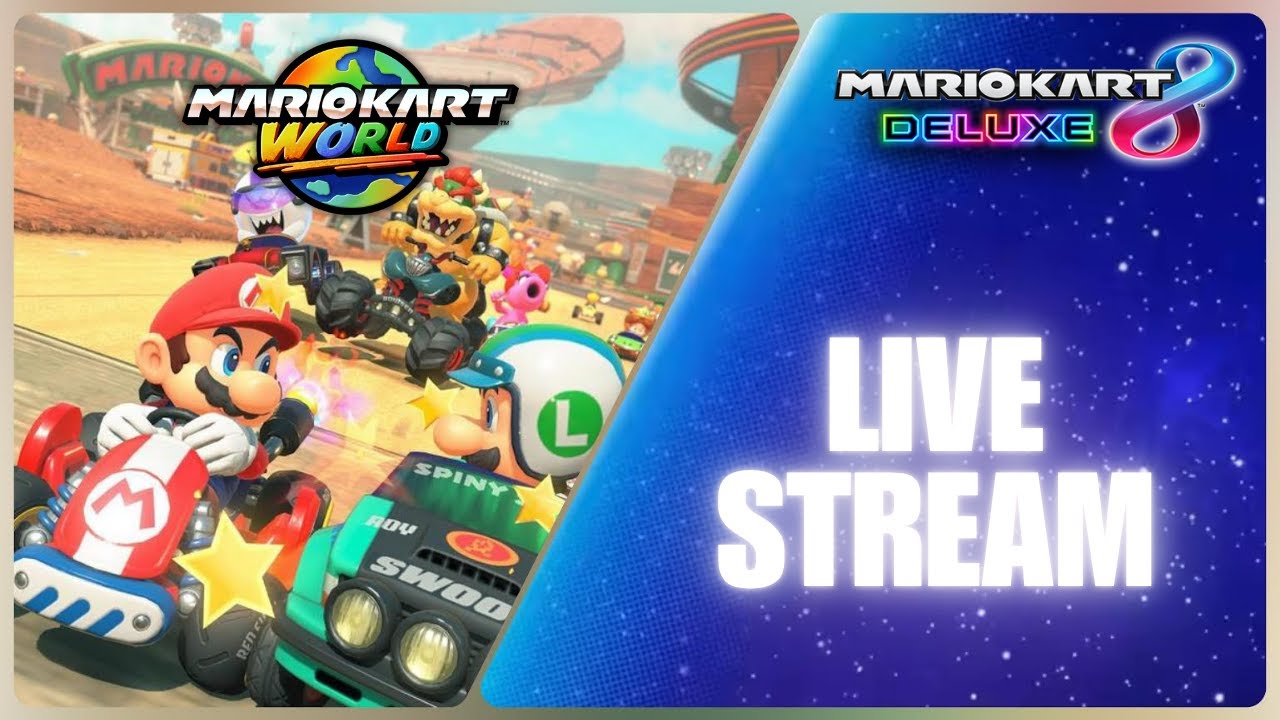 Mario Kart World &amp; Mario Kart 8 Deluxe Live Stream October 11th 2025 (Twitch) - YouTube