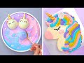 Top 10 Trending Rainbow Cake Decorating Ideas | Most Satisfying Colorful Cake Decorating Videos
