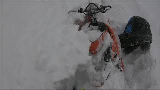Snowmobiling buffalo pass 2020 Powder 5-6 feet of fresh pow