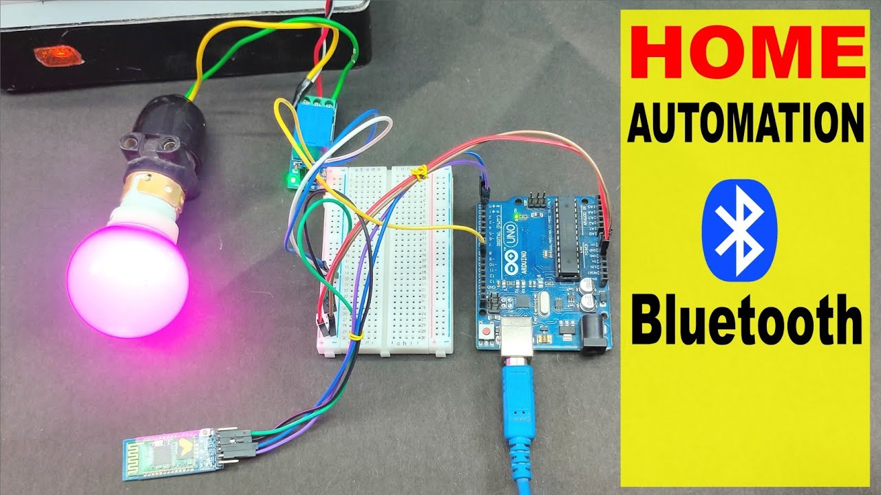 Home Automation using Arduino Bluetooth | Manual and Smartphone Control ...