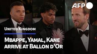 Mbappe, Yamal, Kane arrive at Ballon d'Or ceremony | AFP